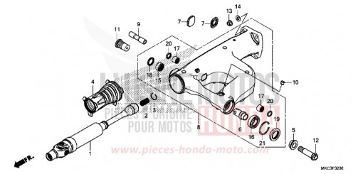 BRAS OSCILLANT GL1800DAJ de 2018
